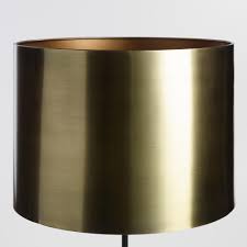 Antique Brass Drum Table Lamp Shade Lampenschirm Lampe