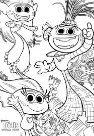 Watch coloring pages for children with baby trolls, branch and poppy from new dreamworks trolls cartoon film! Coloring Pages Trolls World Tour Free Print All Trolls