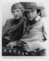 Lancer 1968 western TV Wayne Maunder & James Stacy as Lancer brothers 8x10  photo