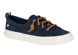Womens Sperry Crest Vibe Washable Leather Ltt Navy Size 12 Women Shoes Boot Shoes Women Leather Sneakers