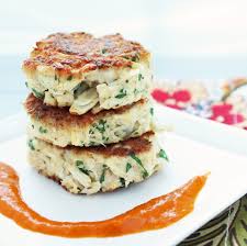 Low Carb Crab Cakes W Roasted Red Pepper Sauce I Breathe I M Hungry Recipe Low Carb Crab Cakes Recipes Healthy Crab Cakes