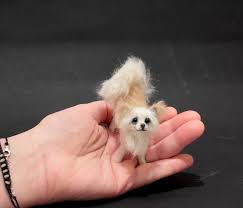 Ooak Miniature Long Haired Chihuahua Dog Coco By Malga Chihuahua Dogs Long Haired Chihuahua Chihuahua