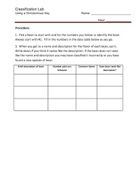Here S A Dichotomous Key Lab That Includes An Updated Key For Jelly Belly Jelly Beans Dichotomous Key 4th Grade Science Earth Science