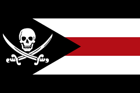 Pirates started using black flags instead of red to symbolize death, and began to modify the skull in addition to skull and crossbones, pirates also put other emblems on their flags to spread fear among. Flag Of The Pirates Republic Of The Caribbean By Adricureuil On Deviantart