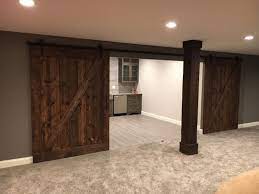 There's a floor door to the basement that isn't hinged or on any sort of lift system, i've included pictures of this as it is now. 5 Ft Double Barn Door Entry To Basement Bar Dc Wood Co