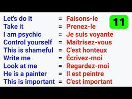 De nombreux mots anglais sont d'origine française. Les Phrases Les Plus Utilisees En Anglais The Most Used Phrases In English 11 You En 2021 Apprendre Le Francais Debutant Phrases En Francais Apprendre L Anglais