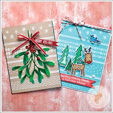Whether you want flat holiday cards in a postcard format or traditional folded holiday cards, you can find the perfect template in our holiday card design gallery. Making Two Holiday Cards In A Jiffy The Foiled Fox