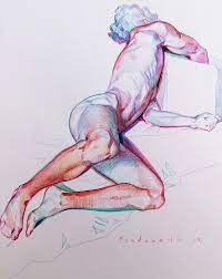 Artstation The Colored Pencil Drawings Alex Hanukafast Color Pencil Illustration Color Pencil Art Color Pencil Drawing
