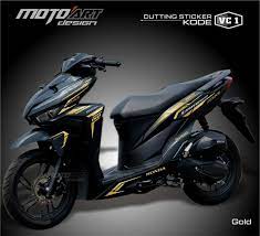 April 12, 2016 motoblast 2. Cutting Sticker Honda Vario Hitam Tahun 2019 Striping Gold Kode Vc1 Lazada Indonesia