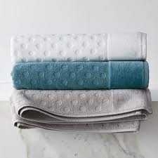Instead of chemical softening, onsen told us that it garment washes its towels. Dot Supima Cotton Luxury Bath Towels The Company Store