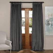 Brylanehome.com has been visited by 10k+ users in the past month Half Price Drapes Natural Gray 120 X 100 Inch Doublewide Blackout Velvet Curtain Vpch Vet1222 120 Bellacor Half Price Drapes Velvet Curtains Panel Curtains