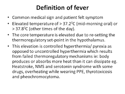 4/27/2011 5:27:15 pm share this article. Fever What Why How Definition Of Fever Common Medical Sign And Patient Felt Symptom Elevated Temperature Of C Mid Morning Oral Or Ppt Download