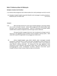 Alat komunikasi modern dan fungsi serta penjelasannya merupakan informasi yang penting untuk disampaikan kepada para pembaca. Latihan Esei Bab 6 Telekomunikasi Di Malaysia Docx
