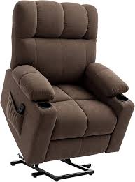 HOMCOM Power Lift Chair Recliner for Elderly Velvet Wide ...