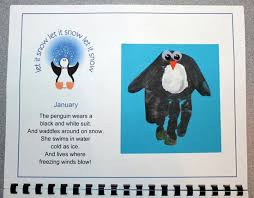 Handprint Calendar January Handprint Calendar Preschool Handprint Calendar Kids Calendar