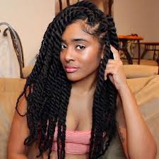 You can seriously style marley braid hair as if it is your own. Samejoeshow Marley Twist Natural Hair Styles Elegant Hairstyles African Braids Hairstyles
