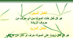 المجرد والمزيد من الأفعال مع الامثلة. Ø§Ù„ÙØ¹Ù„ Ø§Ù„Ø«Ù„Ø§Ø«ÙŠ Ø§Ù„Ù…Ø²ÙŠØ¯ ÙƒÙ†Ø¬ ÙƒÙˆÙ†Ø¬