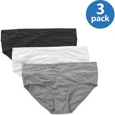 Blissful Benefits By Warners Womens No Muffin Top Hipster Panties 3 Pack Style Ru3383w