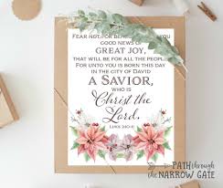 Download or print these free online cards! Christmas Bible Verse Printables Path Through The Narrow Gate