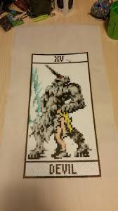 Tessie earthbound cross stitch perler hama patterns. Craftberry Perlers