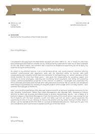 Writing a cover letter is essential when applying for jobs. Real Estate Assistant Cover Letter Sample Kickresume