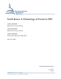 The gross domestic product (gdp) in australia was worth 1330.90 billion us dollars in 2020, according to official data from the world bank. North Korea A Chronology Of Events In 2005 Everycrsreport Com
