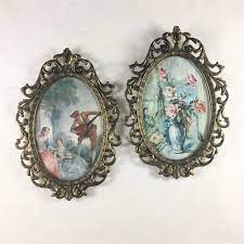 Vintage italy food map italian gifts kitchen wall decor printland. Ornate Wall Art Vintage Italian Wall Decor Metal Framed Oval Floral Renaissance Wall Decor Pair Of Two Wall Art Prints Made Italian Wall Decor Ornate Wall Art
