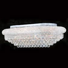 Bagel Crystal Flush Mount Light Oval1800f36sc
