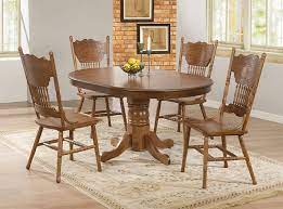 1970s chomcraft dining room set with an oval table top and four matching swivel tulip chairs. 20 Perfectly Shaped Oval Pedestal Table For Your Dining Area Home Design Lover