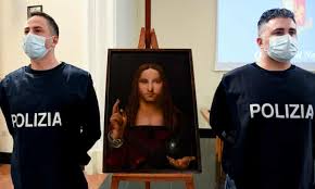 The salvator mundi is the first leonardo painting to be discovered for over a century. Police Find Stolen Leonardo Copy Museum Did Not Know Was Missing Italy The Guardian