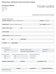 Vendor registration is the process used to avoid delays in the event a vendor is recommended for a contract award. Free Vendor Application Forms Templates Smartsheet