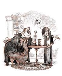 Slughorn And Young Riddle Visualized By A Legitimate Disney Artist Check Out His Blog For A Few More H Character Design Harry Potter Art Harry Potter Fan Art
