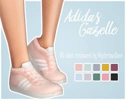 Grandma sandals found in tsr category 'sims 4 shoes female'. Adidas Gazelleso I Recently Got A Pair Of Adidas Sneakers Like The Ones In The Preview And Since I Absolutely Adore Some Of Th Sims 4 Sims 4 Cc Shoes Sims 4 Cc