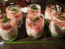 Verrines Saumon Avocat Yaourt Grec Verrine Saumon Verrine Guacamole Recette Grecque