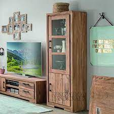 Maybe you would like to learn more about one of these? Kingwood Furniture Augsburg Design Display Showcase Storage Cabinet For Living Room Hallway In Sheesham Wood With Natural Finish Amazon In Furniture