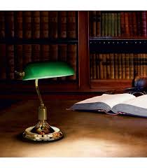 At this time american engineer harrison d. Lighting Home Living Bankers Lamp Brass Medallion Style Base And Ribbed Neck Green Glass Shade 2a