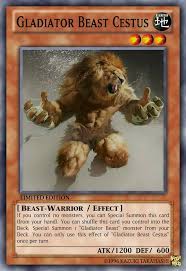 Check out our beast card selection for the very best in unique or custom, handmade pieces from our greeting cards shops. Custom Yu Gi Oh Cards Gladiator Beast Support Yugioh