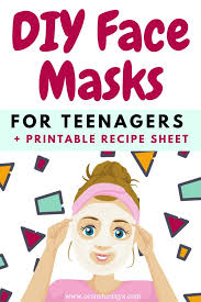 Mason jar crafts, repurposed and upcycled crafts, sewing projects and crafty diy gifts. Homemade Face Mask Recipes For Teenage Skin Printable Recipe List Or So She Says