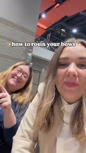 How to rosin your bows ✨ #rosin #violin #viola #bass #cello #orchestra