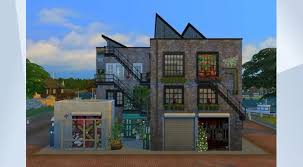 Check Out This Lot In The Sims 4 Gallery Old Warehose Repurposed For An Apartment Inspired By Photos Of Brooklyn Ny Fits Perfe Sims Sims 4 Old Apartments