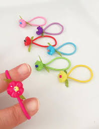 Strong, pretty and stylish, teleties are designed to withstand everyday demands while. Flower Hair Ties Mini Hair Ties Tiny Hair Ties Toddler Baby Hair Ties Flowers In Hair Hair Ties