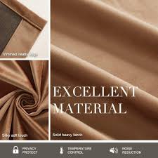 The curtains keep the light out and provides for optimal insulation. Amazon Com Iyuego Amber Gold Velvet Window Curtains For Bedroom Blackout Velvet Curtain Thermal Insulated Rob Pocket Window Curtain For Living Room Set Of One Panel 42 Wx63 L Home Kitchen