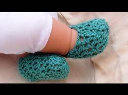 Crochet Summer Baby Booties Youtube