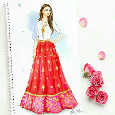 Art Illustration Fashionillustration Diptipatel Indianwear Lehenga Fashion Illustration Dresses Fashion Sketches Dresses Fashion Design Sketches