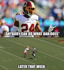 Firstly, they might mock a funny face a player has made in the heat of battle, or a surprising hairstyle when a helmet is removed, or even the size or shape of a player. Nfl Memes Fun