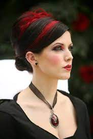 Red And Black Hair Gothic Hairstyles Goth Hair Pretty Hairstyles