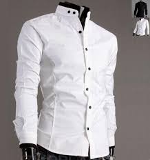 Black And White Button Up Shirt Mandarin Collar Shirt For Men Shirt Collar Styles Slim Fit Dress Shirts Fitted Dress Shirts