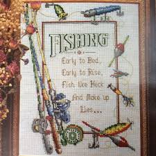 Just waiting for the frabic mounting tape to complete my order. Walleye Fish Cross Stitch Pattern Novocom Top