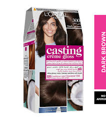 It works with peroxide to help remove melanin while hair dyes develop. L Oreal Paris L Oreal Paris Casting Creme Gloss No Ammonia Hair Color For Shiny Hair 300 Dark Brown 6thstreet Com Uae