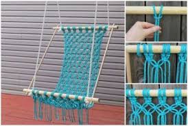 Macrame Hammock Chair Pattern Diy Hammock Macrame Chairs Swinging Chair